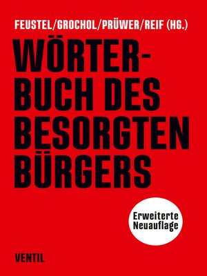 cover image of Wörterbuch des besorgten Bürgers